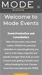 Mobile Screenshot of mode-event.com